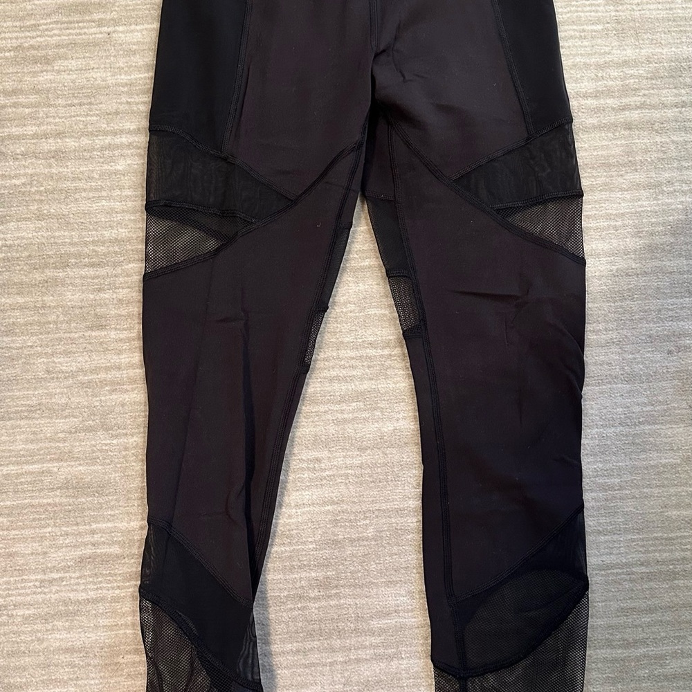 lululemon Black Mesh Leggings